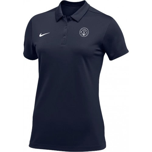 Nike Women's Short-Sleeve Polo - Navy
